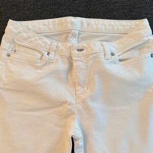 Michael Kors White Ankle & Cropped Jeans